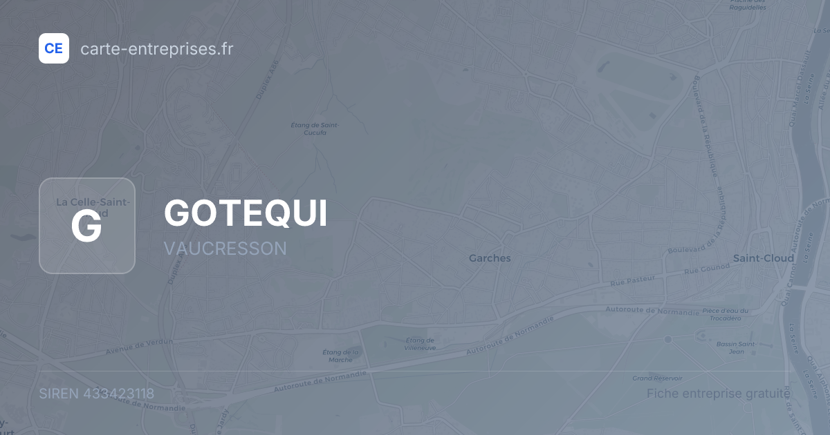 GOTEQUI — 433423118 — carte-entreprises.fr