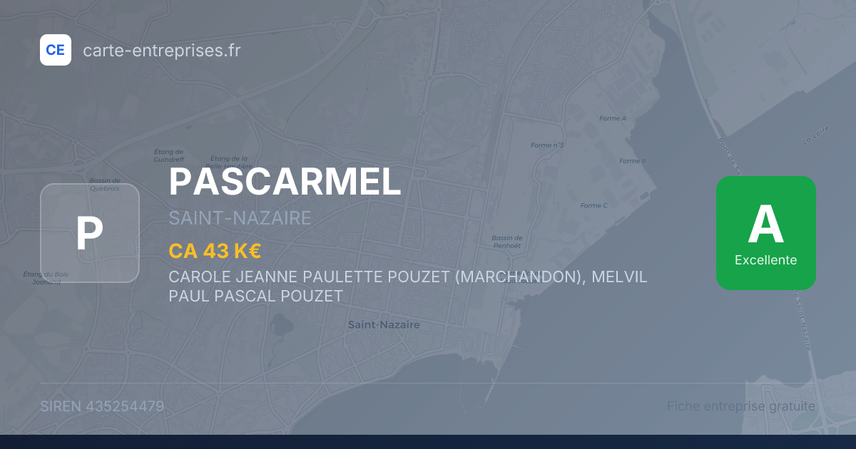 PASCARMEL — 435254479 — carte-entreprises.fr