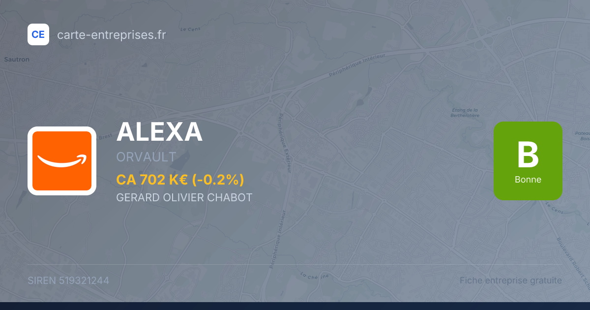 ALEXA — 519321244 — carte-entreprises.fr