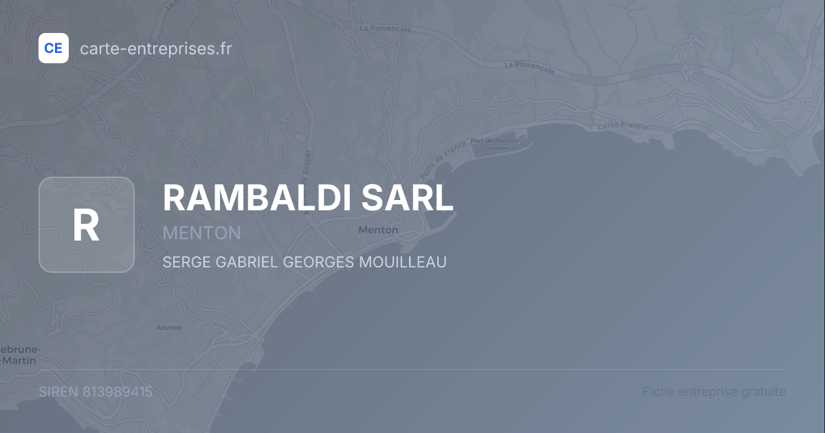 Entreprise 813989415 — 813989415 — carte-entreprises.fr