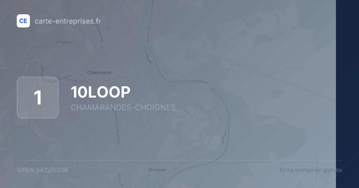 10LOOP — 941505208 — fiche entreprise