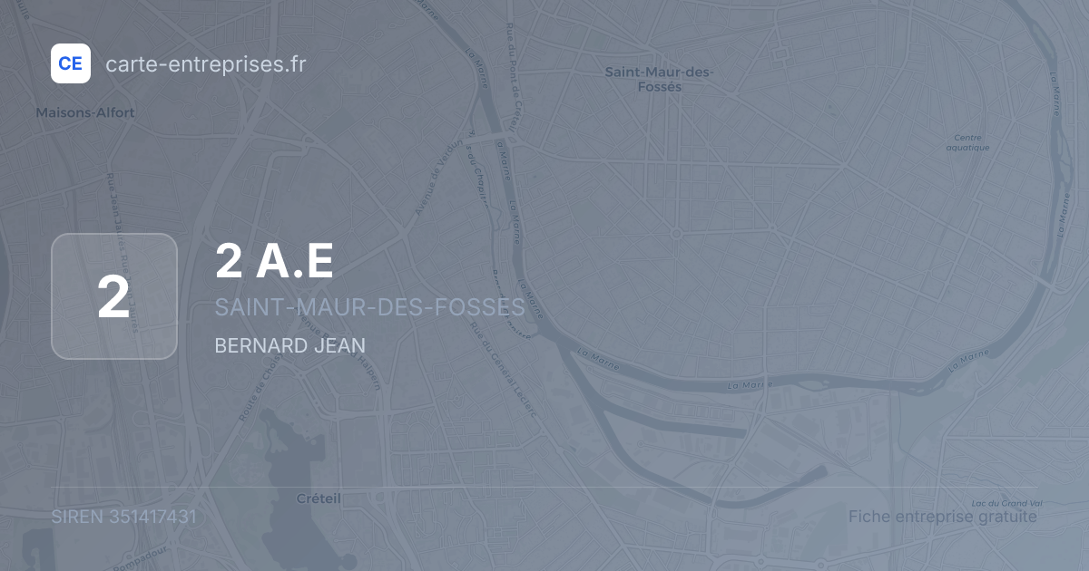 2 A.E — 351417431 — fiche entreprise