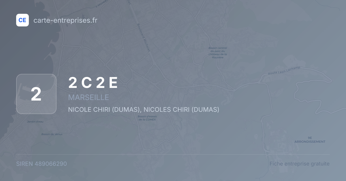 2 C 2 E — 489066290 — fiche entreprise
