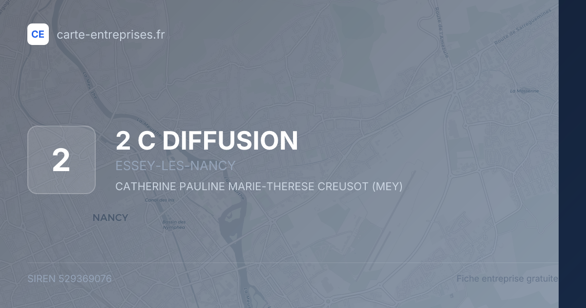 2 C DIFFUSION — 529369076 — fiche entreprise