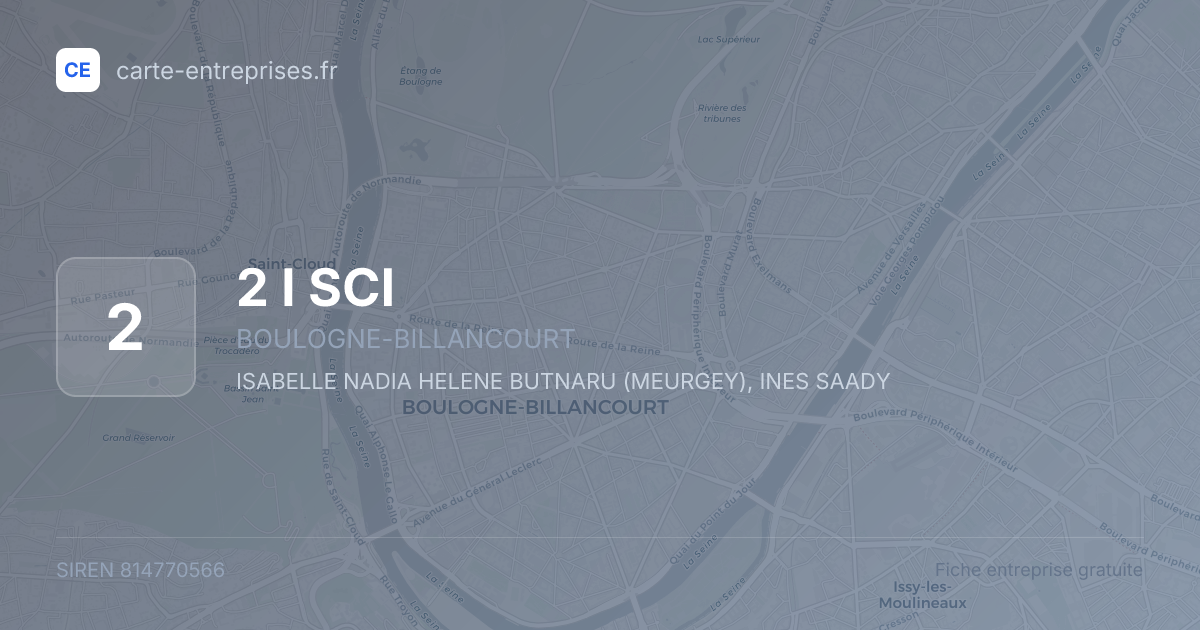 2 I SCI — 814770566 — fiche entreprise
