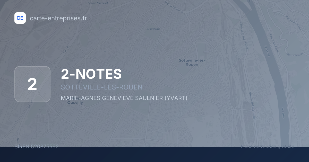 2-NOTES — 520875592 — fiche entreprise