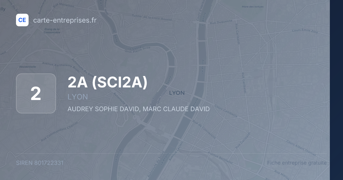 2A (SCI2A) — 801722331 — fiche entreprise