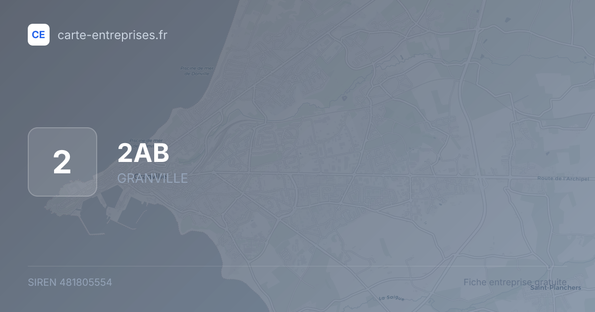 2AB — 481805554 — fiche entreprise