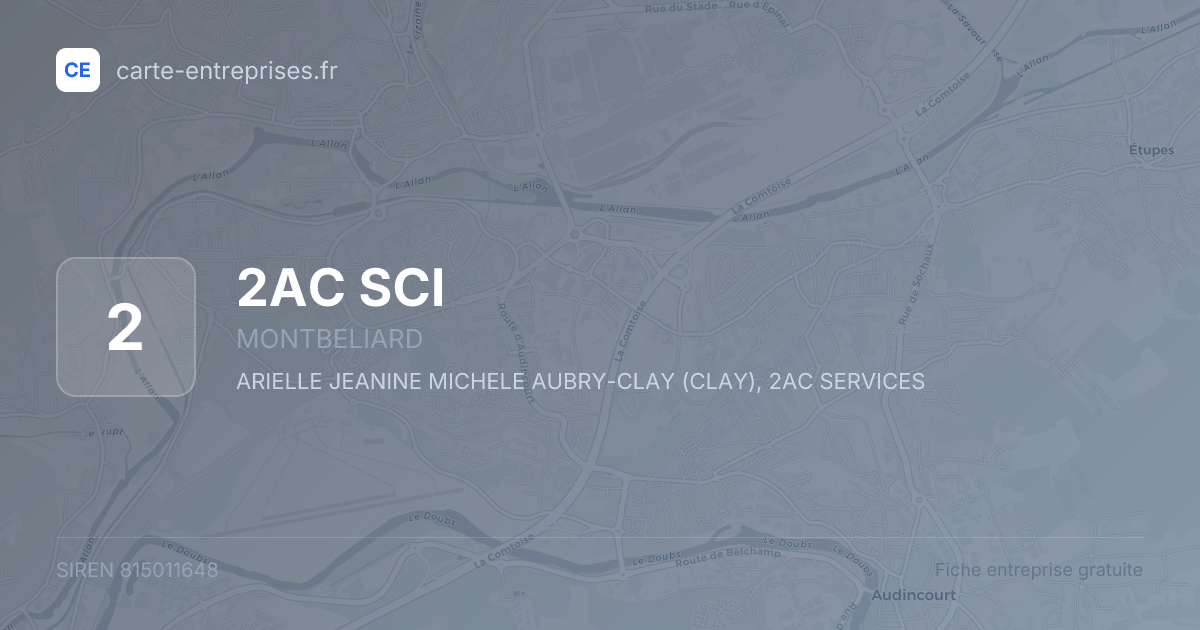 2AC SCI — 815011648 — fiche entreprise