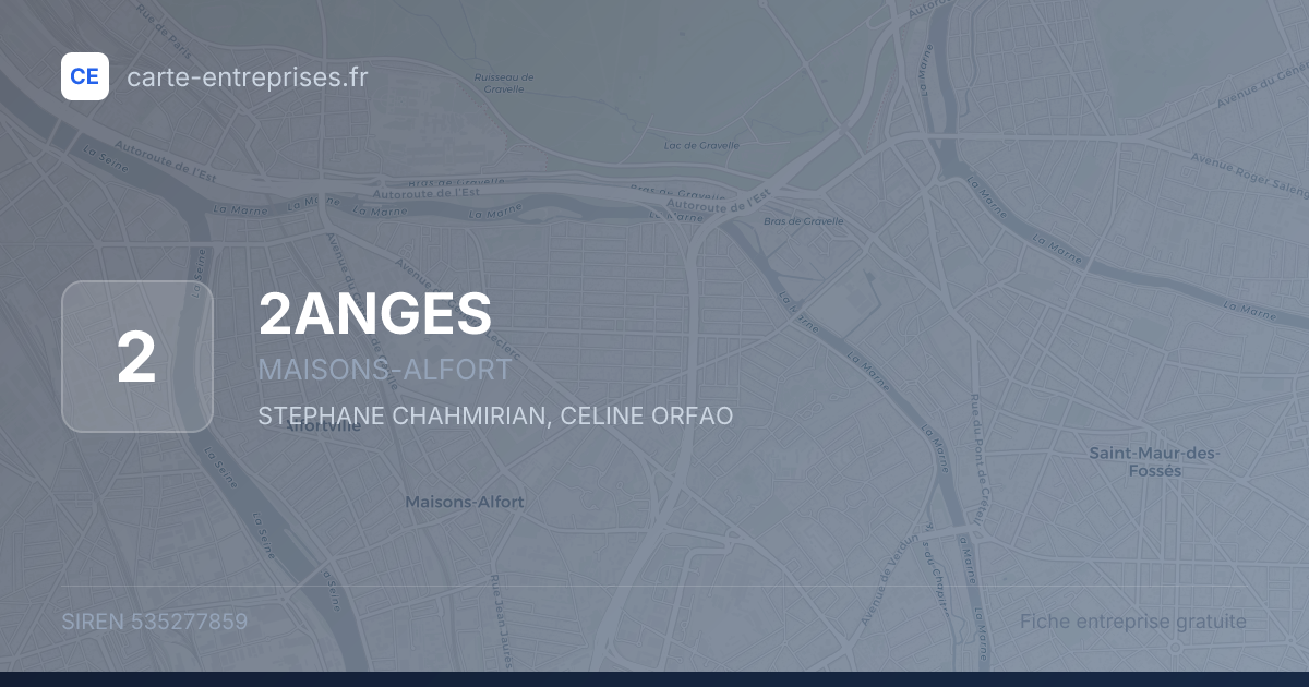 2ANGES — 535277859 — fiche entreprise