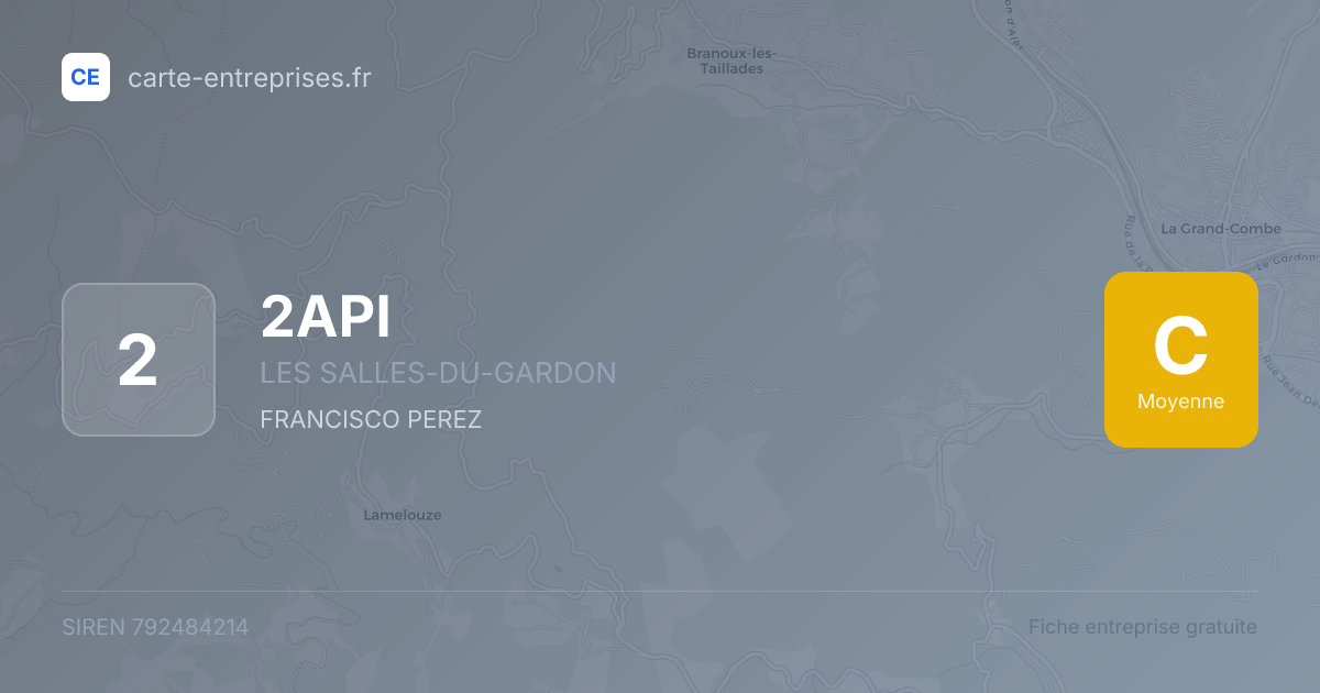 2API — 792484214 — fiche entreprise