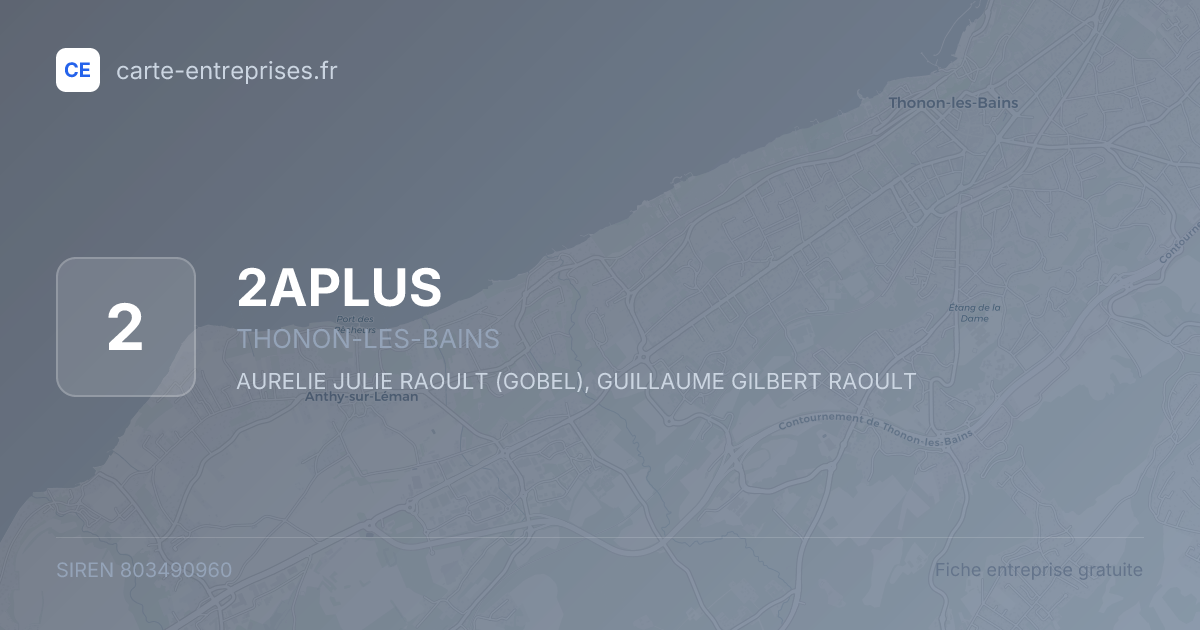 2APLUS — 803490960 — fiche entreprise