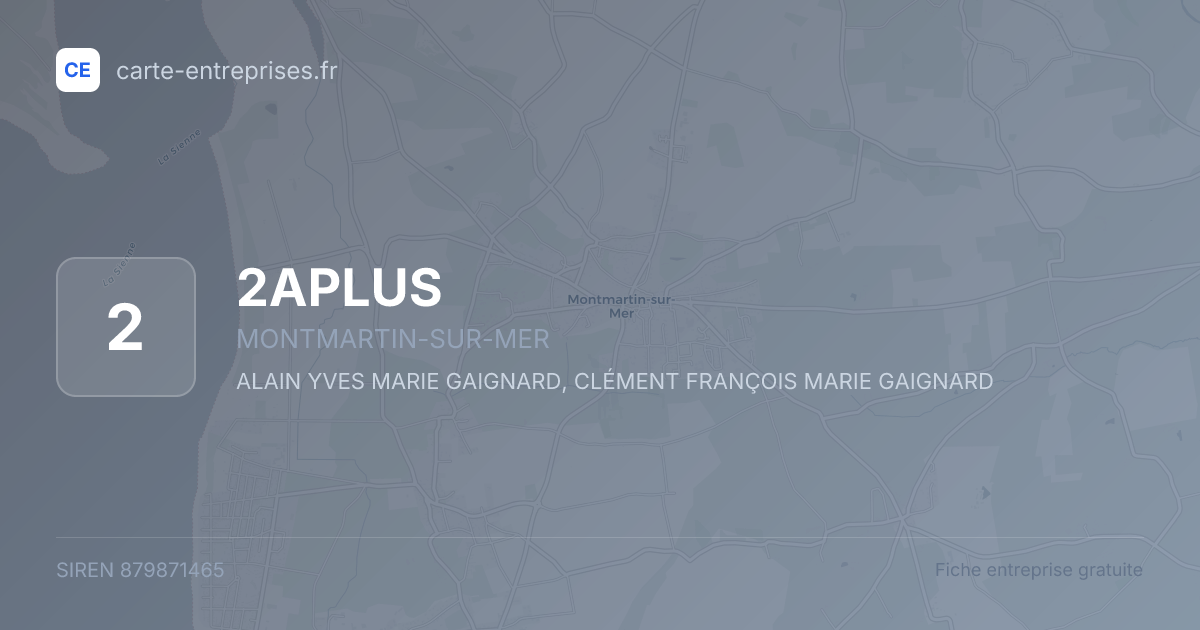 2APLUS — 879871465 — fiche entreprise