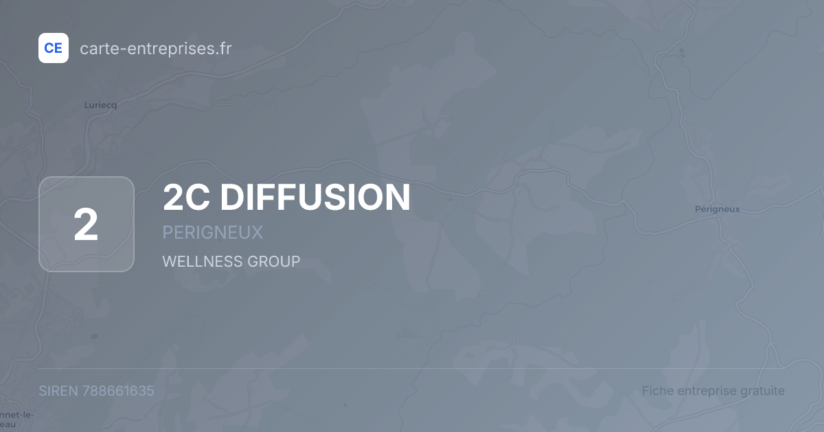 2C DIFFUSION — 788661635 — fiche entreprise