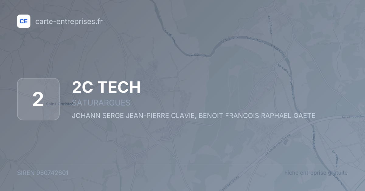2C TECH — 950742601 — fiche entreprise