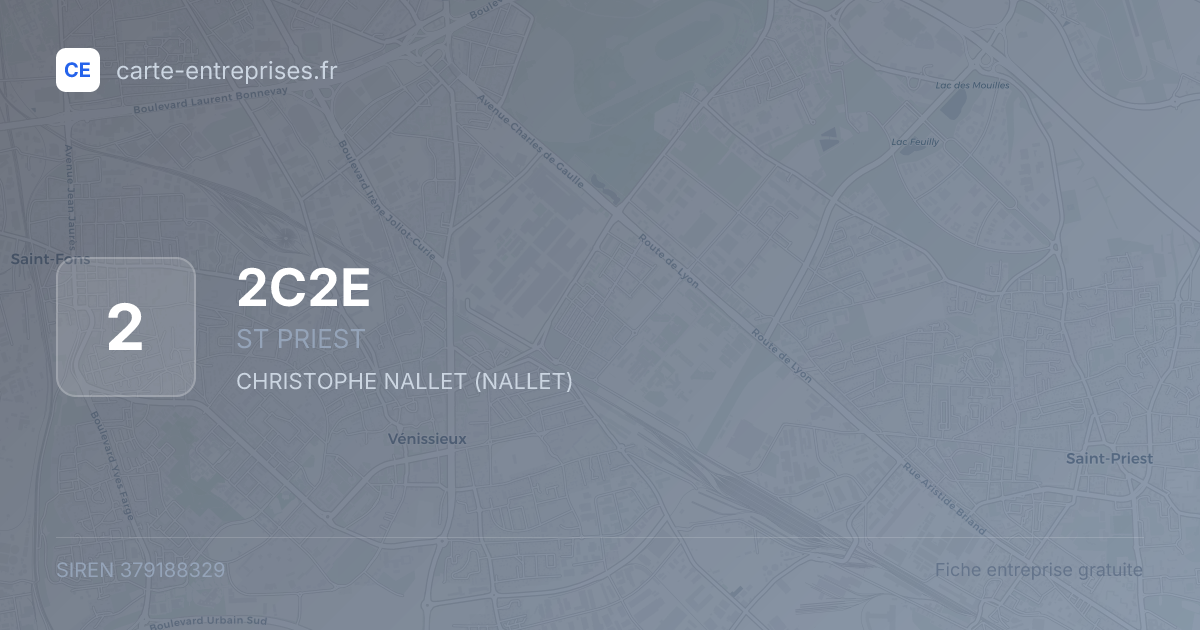 2C2E — 379188329 — fiche entreprise