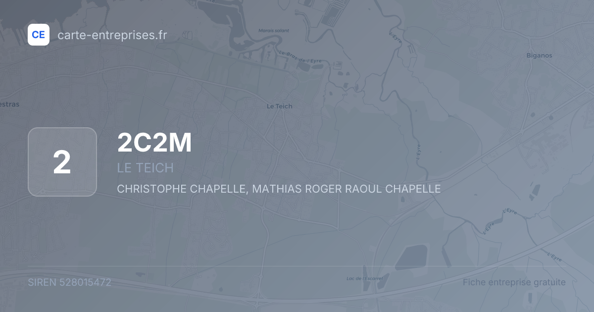 2C2M — 528015472 — fiche entreprise