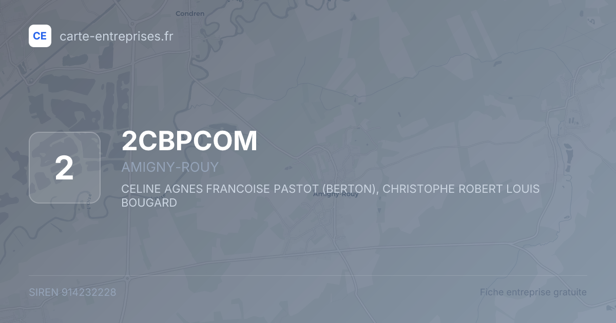 2CBPCOM — 914232228 — fiche entreprise