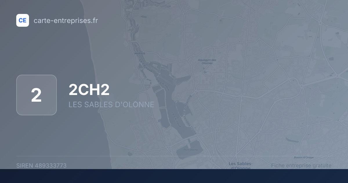 2CH2 — 489333773 — fiche entreprise