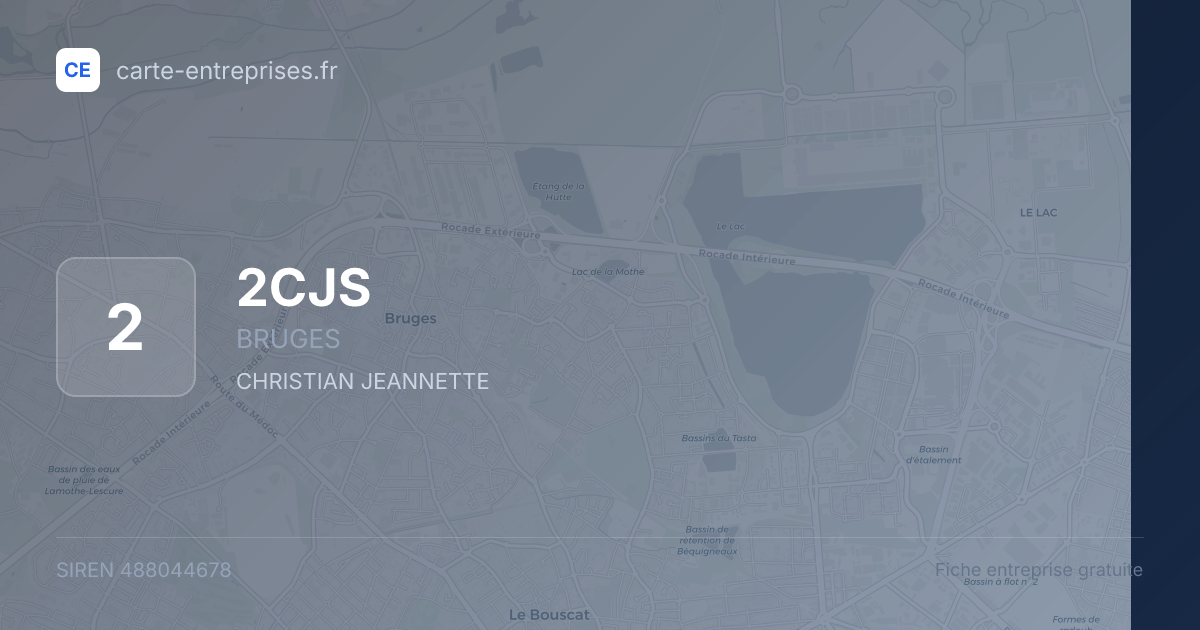 2CJS — 488044678 — fiche entreprise