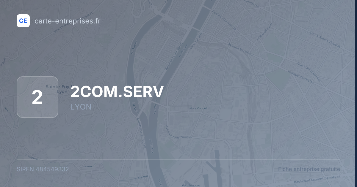 2COM.SERV — 484549332 — fiche entreprise