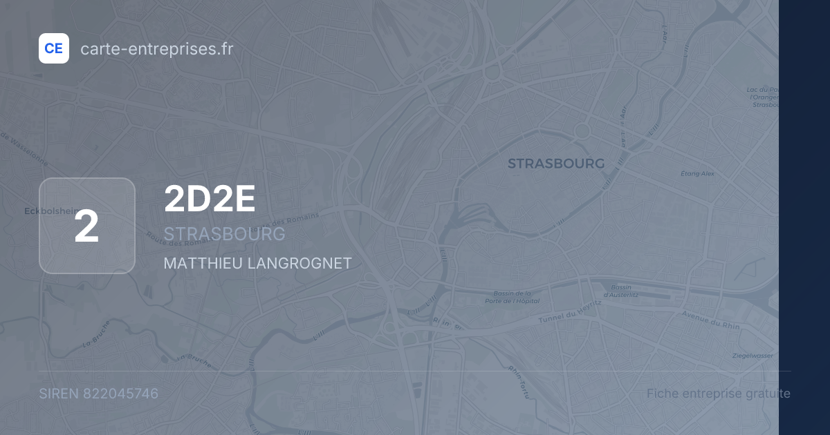 2D2E — 822045746 — fiche entreprise