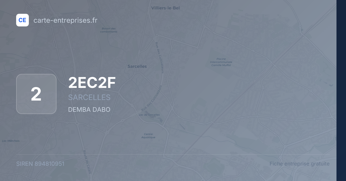 2EC2F — 894810951 — fiche entreprise