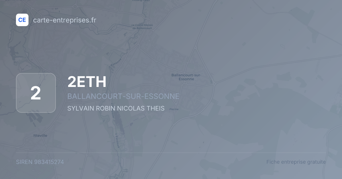 2ETH — 983415274 — fiche entreprise