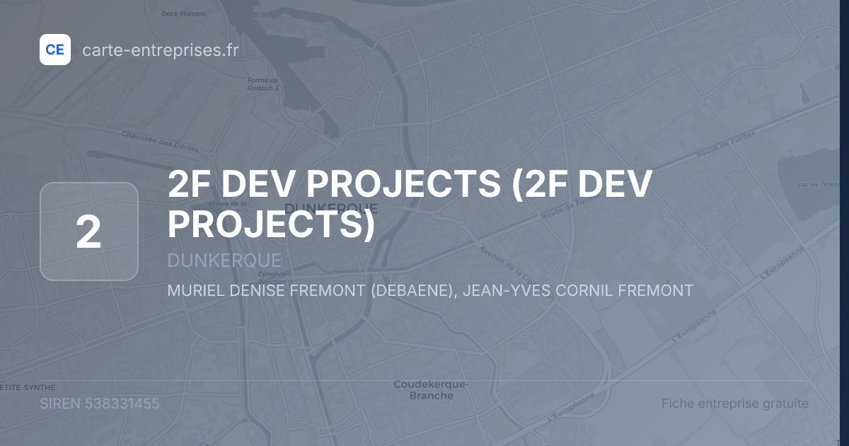 2F DEV PROJECTS — 538331455 — fiche entreprise