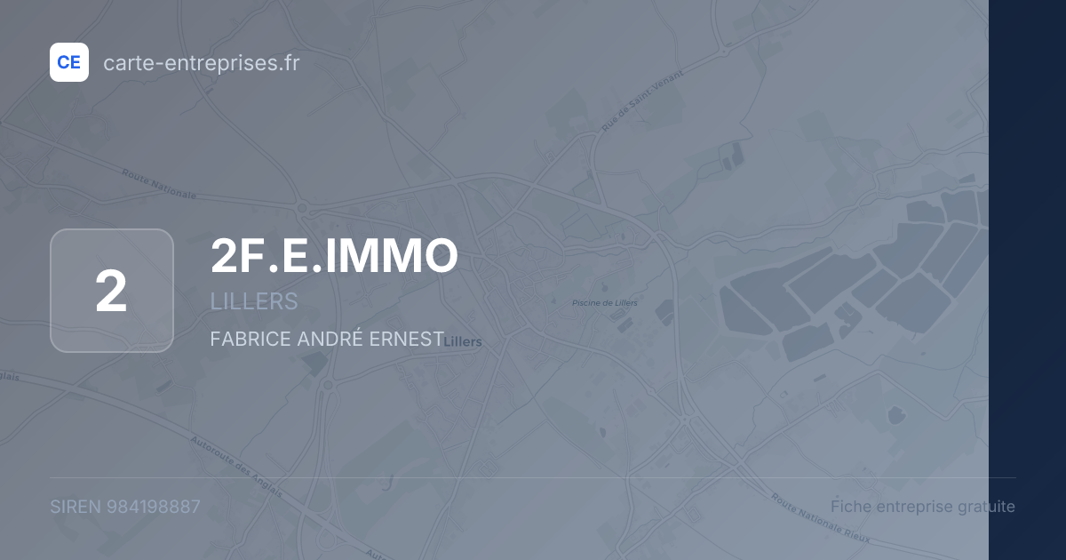 2F.E.IMMO — 984198887 — fiche entreprise