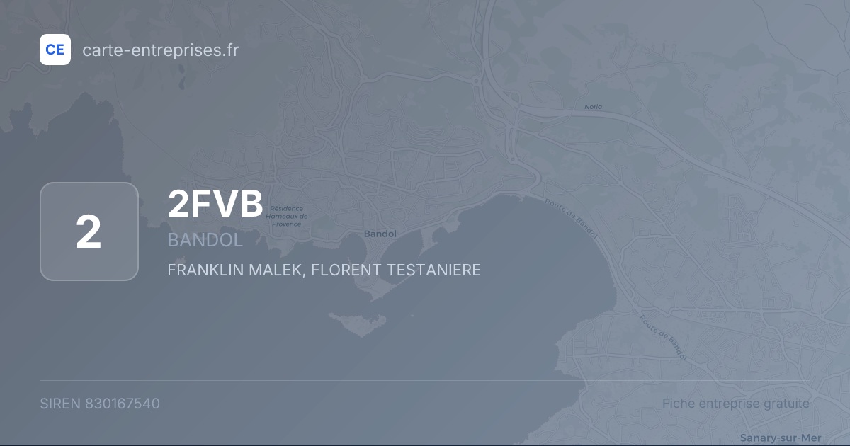 2FVB — 830167540 — fiche entreprise