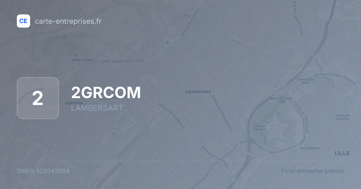 2GRCOM — 523549384 — fiche entreprise