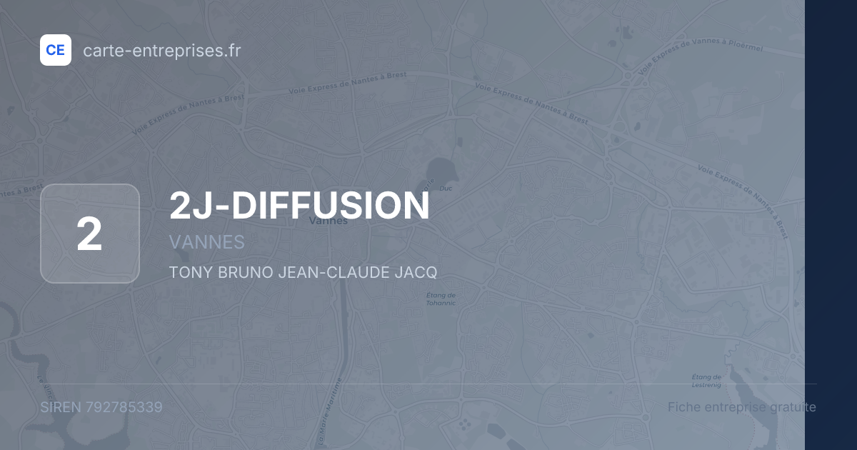 2J-DIFFUSION — 792785339 — fiche entreprise
