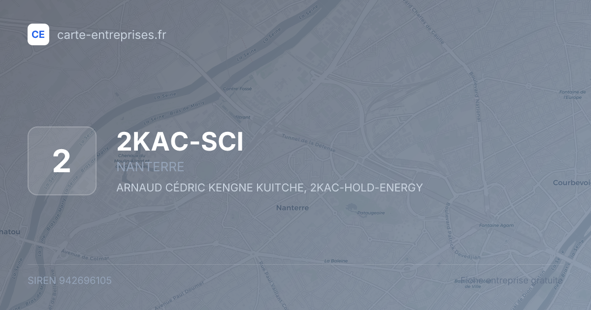 2KAC-SCI — 942696105 — fiche entreprise