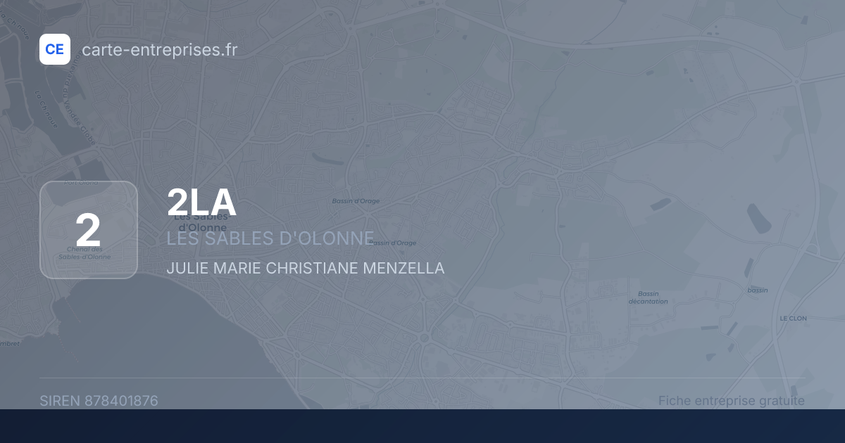 2LA — 878401876 — fiche entreprise