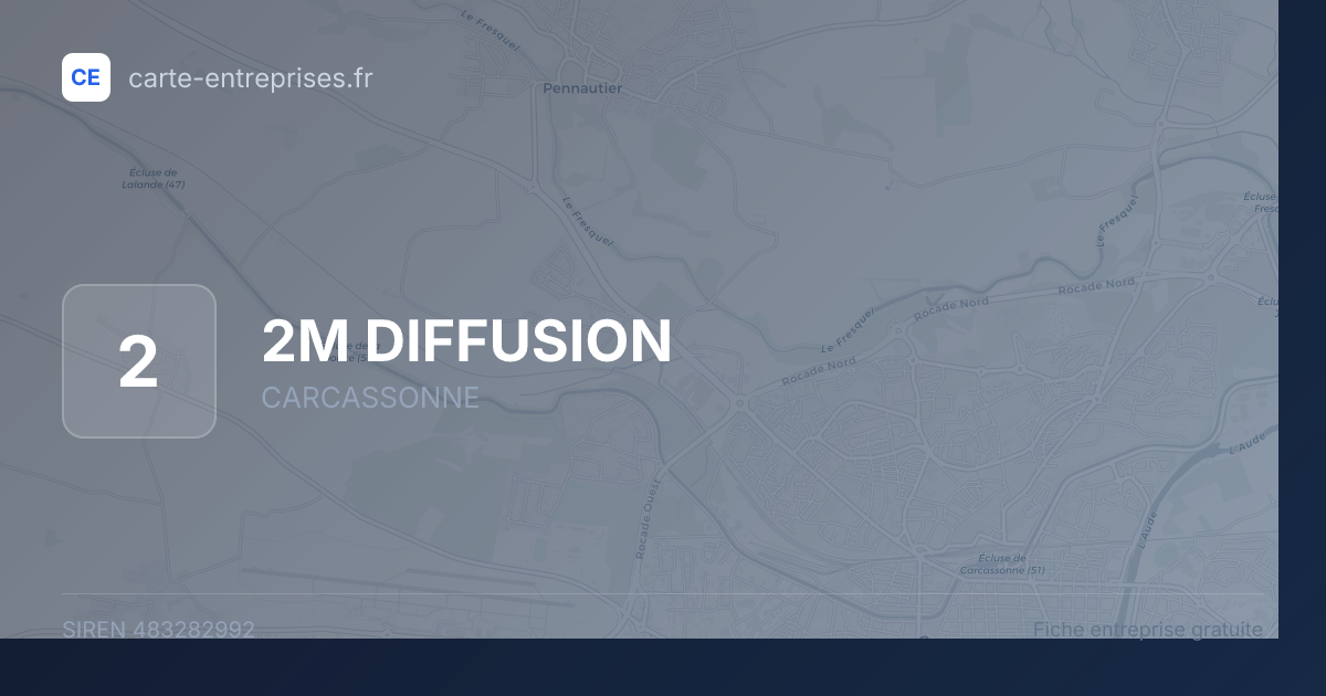 2M DIFFUSION — 483282992 — fiche entreprise