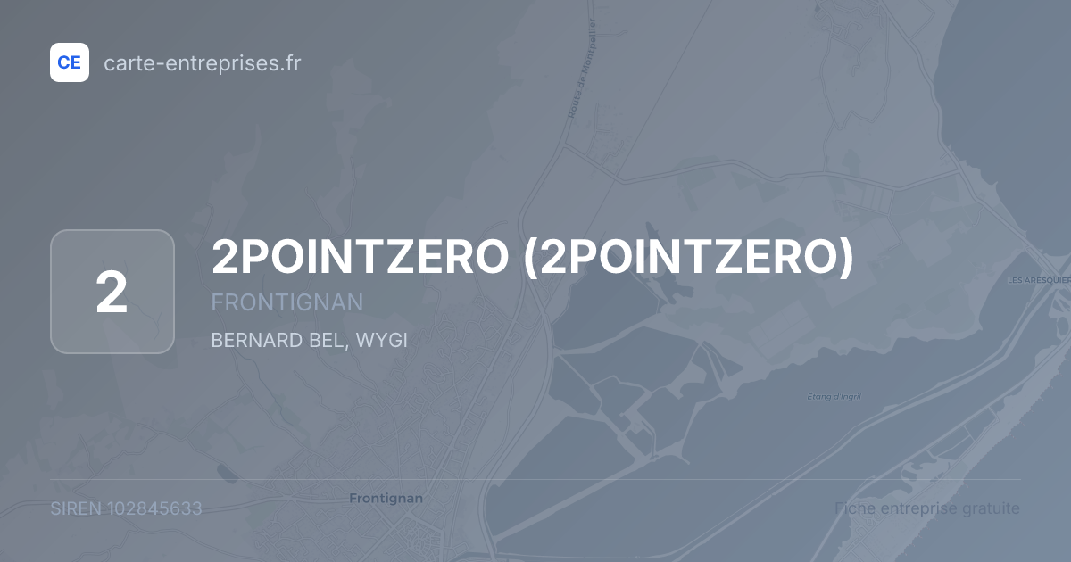 2POINTZERO — 102845633 — fiche entreprise