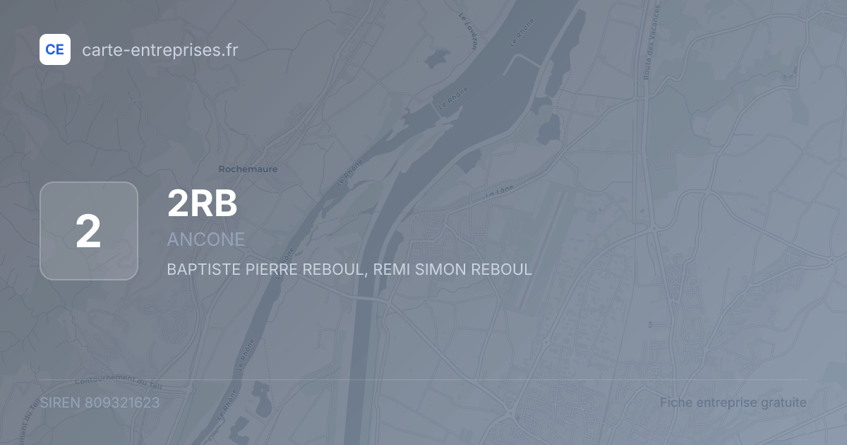 2RB — 809321623 — fiche entreprise