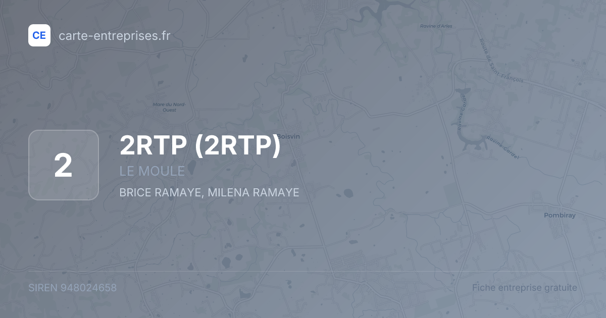 2RTP — 948024658 — fiche entreprise
