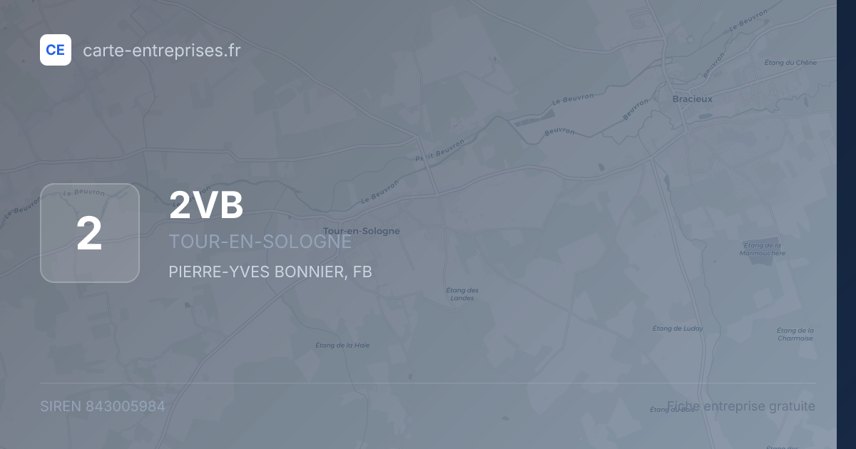 2VB — 843005984 — fiche entreprise