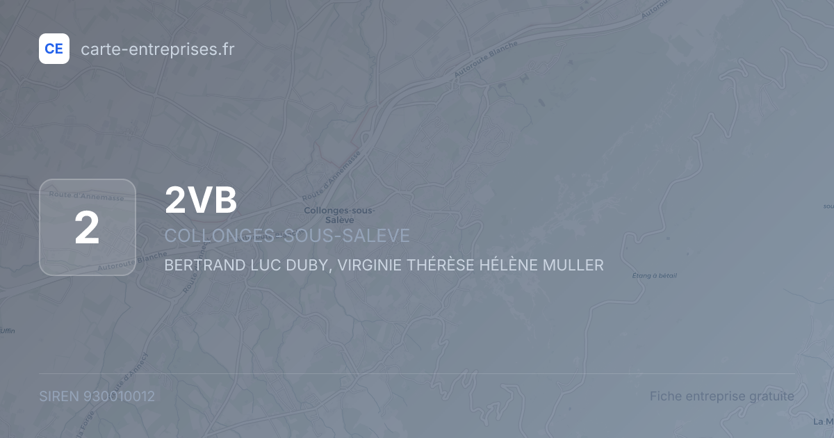 2VB — 930010012 — fiche entreprise