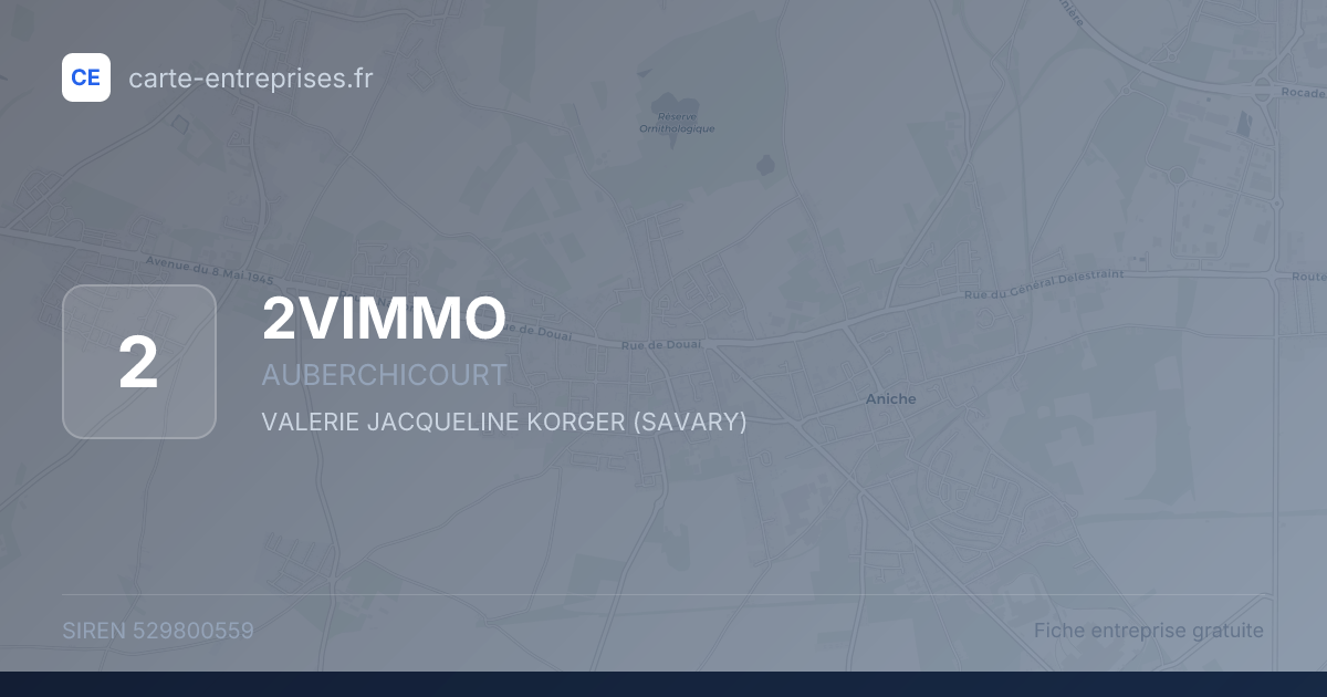 2VIMMO — 529800559 — fiche entreprise