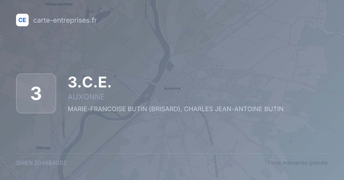 3.C.E. — 504684002 — fiche entreprise