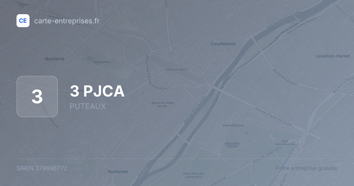 3 PJCA — 379896772 — fiche entreprise