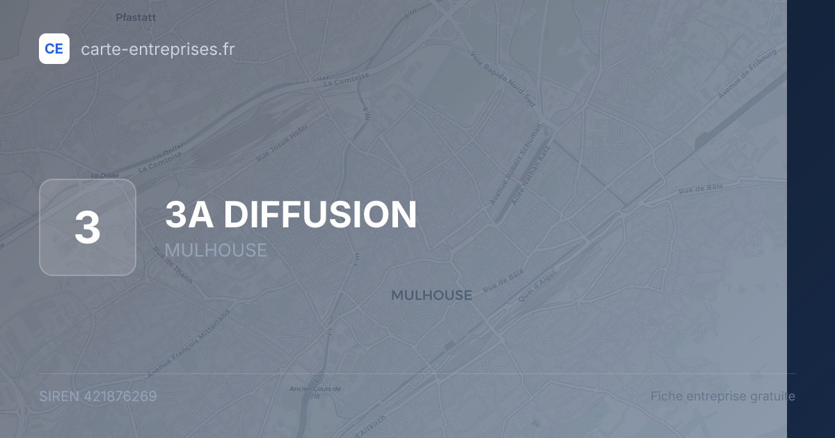 3A DIFFUSION — 421876269 — fiche entreprise