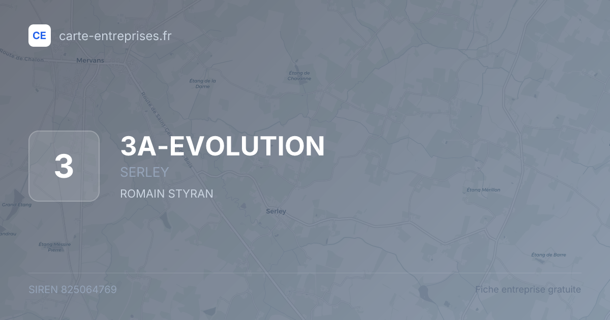 3A-EVOLUTION — 825064769 — fiche entreprise