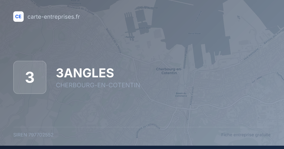 3ANGLES — 797702552 — fiche entreprise