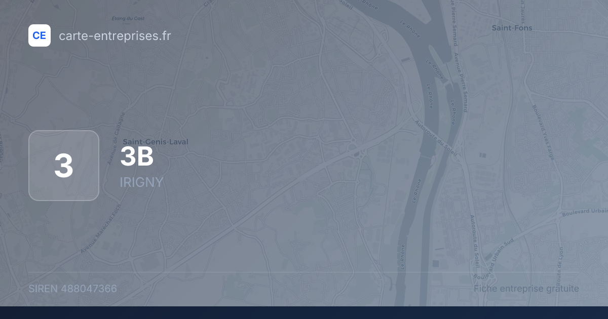 3B — 488047366 — fiche entreprise