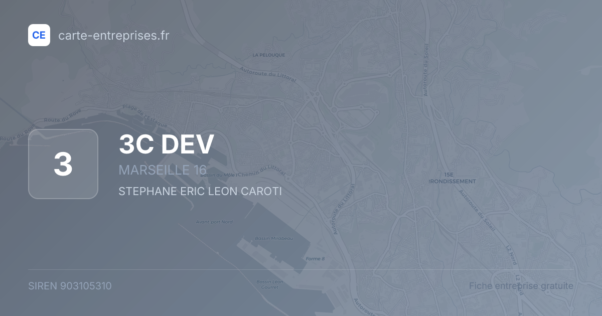 3C DEV — 903105310 — fiche entreprise