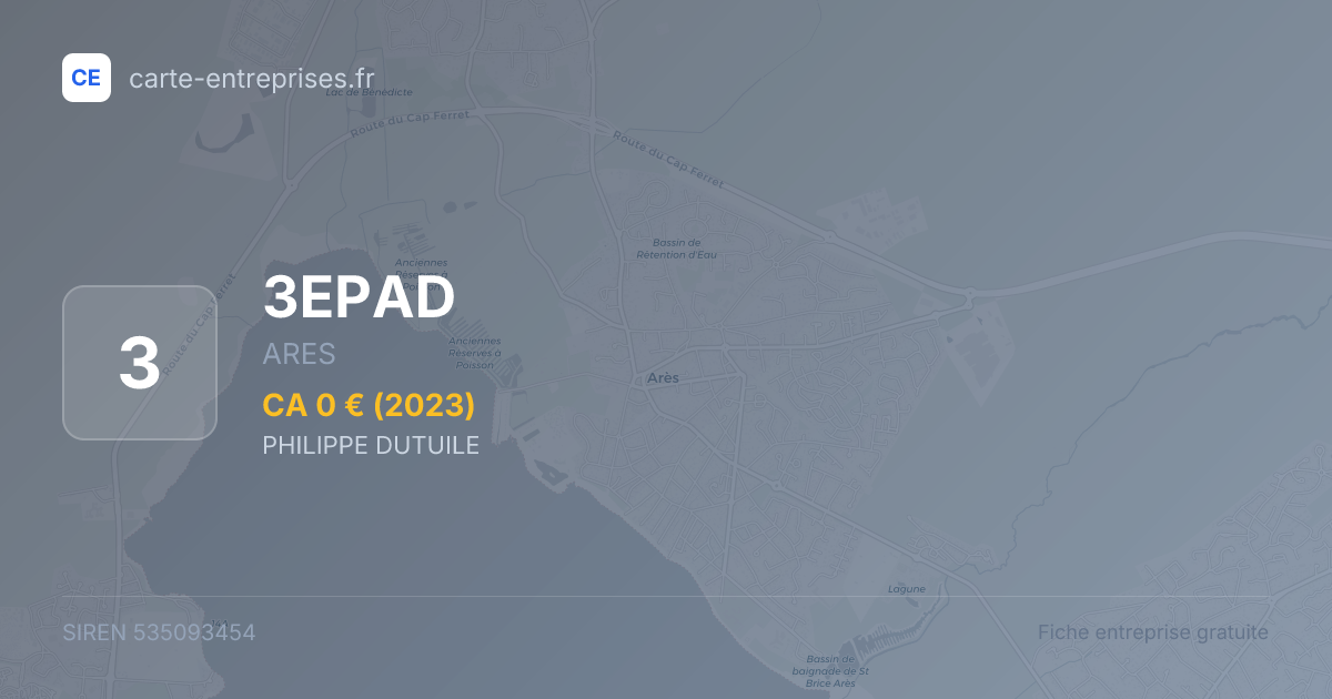 3EPAD — 535093454 — fiche entreprise